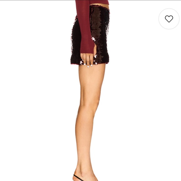 BY.DYLN Cherry Sequin Mini Skirt - Picture 3 of 4